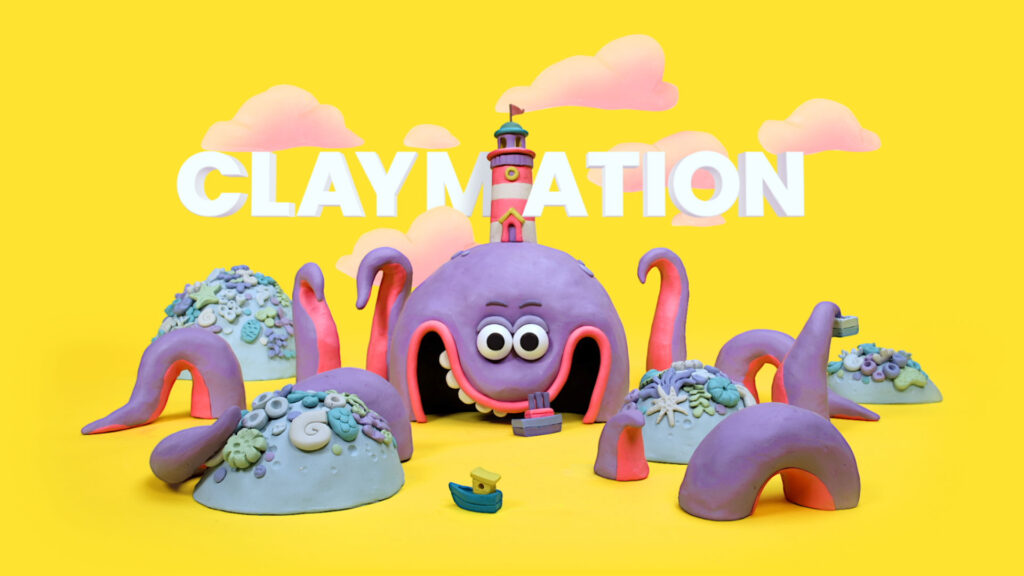 Claymation showreel cover image featuring work by A+C Studios