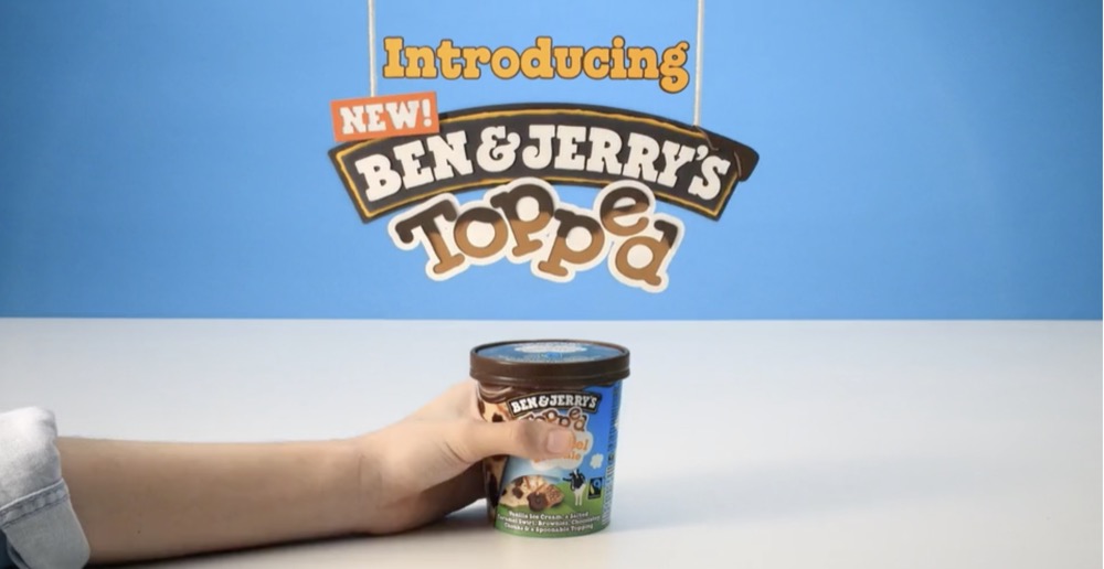 Ben & Jerry's 'Topped' TV advert, with Art Direction by Jess Deacon