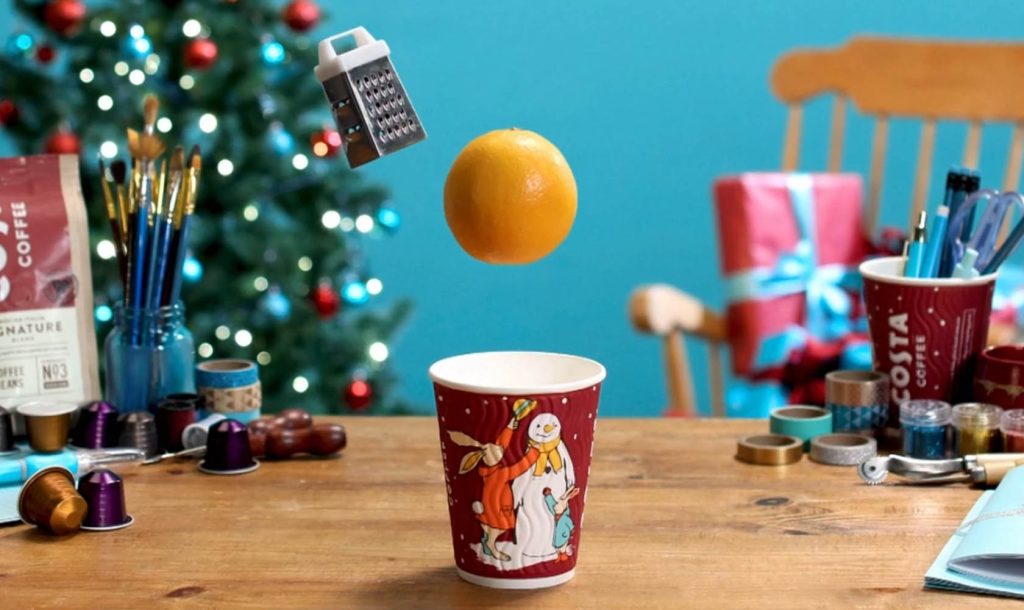 Costa Coffee animated commercial