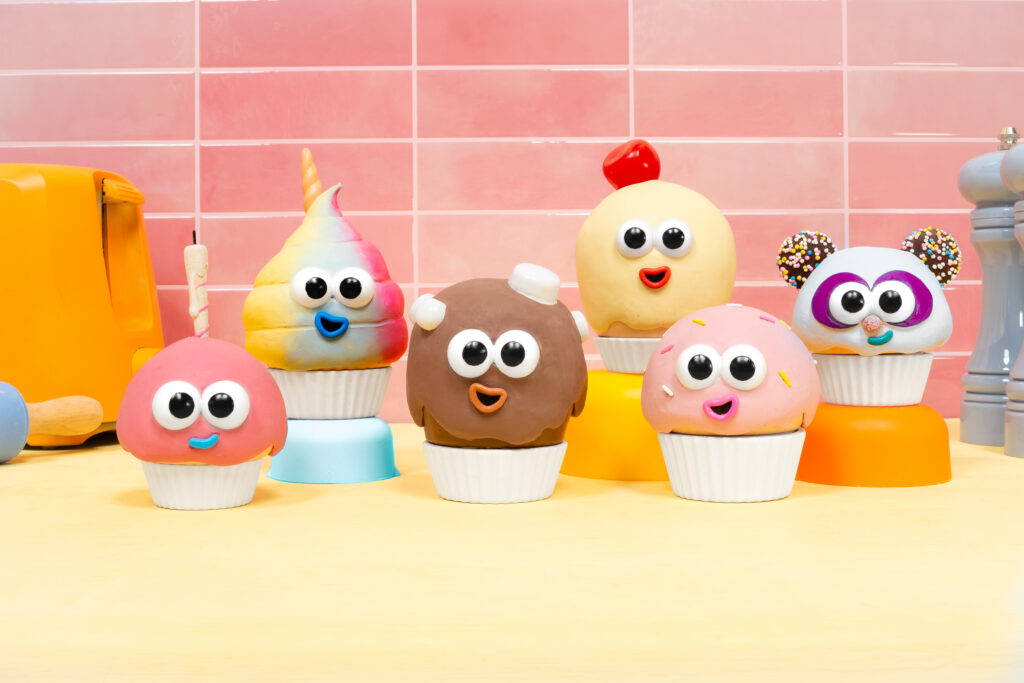 A group photo of the muffins from Muffin Mumma